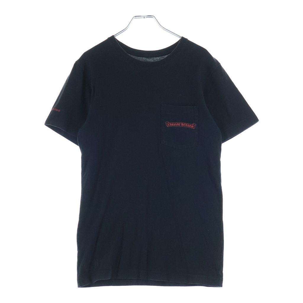 CHROME HEARTS (クロムハーツ) Back Horseshoe Print Tee ホースシュー 半袖Tシャツ カットソー ブラック