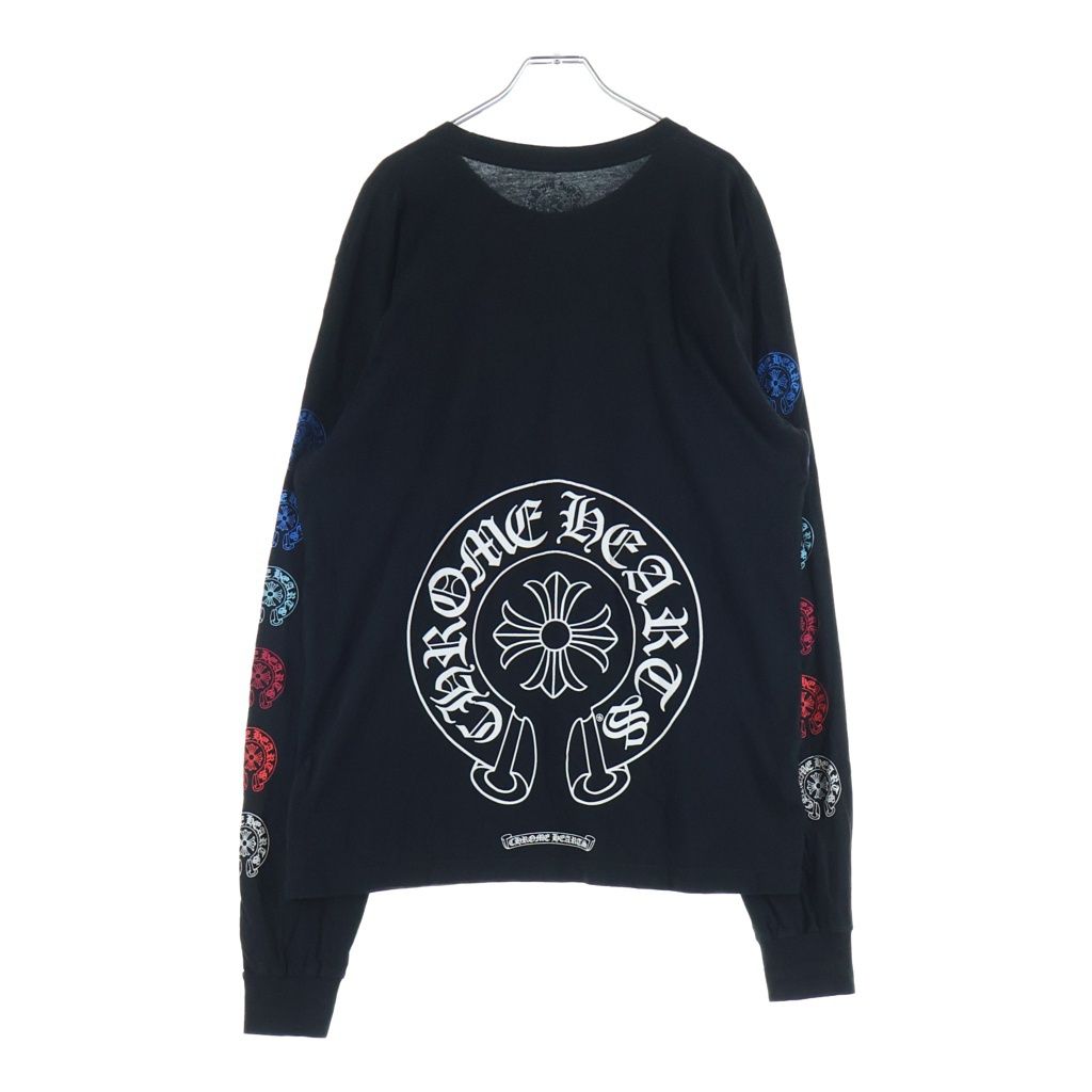 CHROME HEARTS (クロムハーツ) Multi Color Horseshoe L/S T-shirt