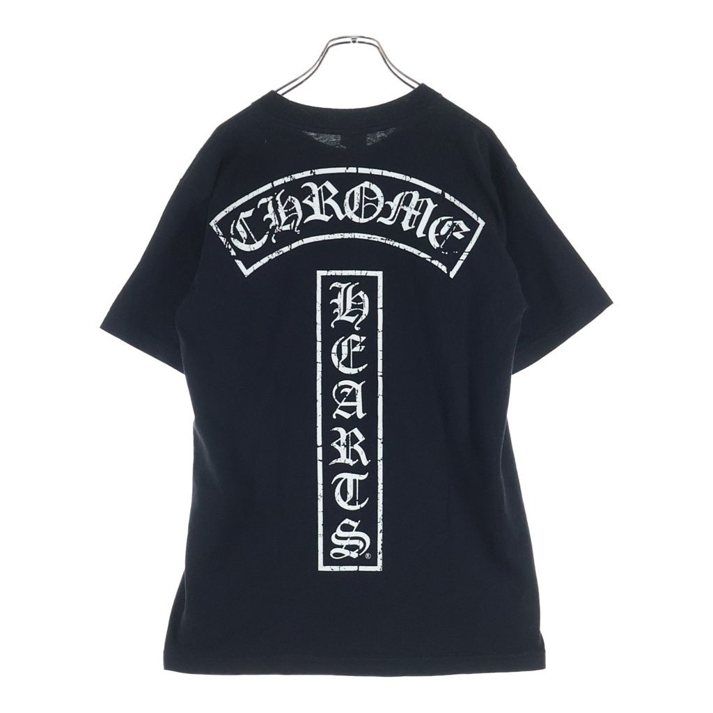 CHROME HEARTS (クロムハーツ) OLD S/S T BAR オールド バックTバー スタープリント 半袖Tシャツカットソー