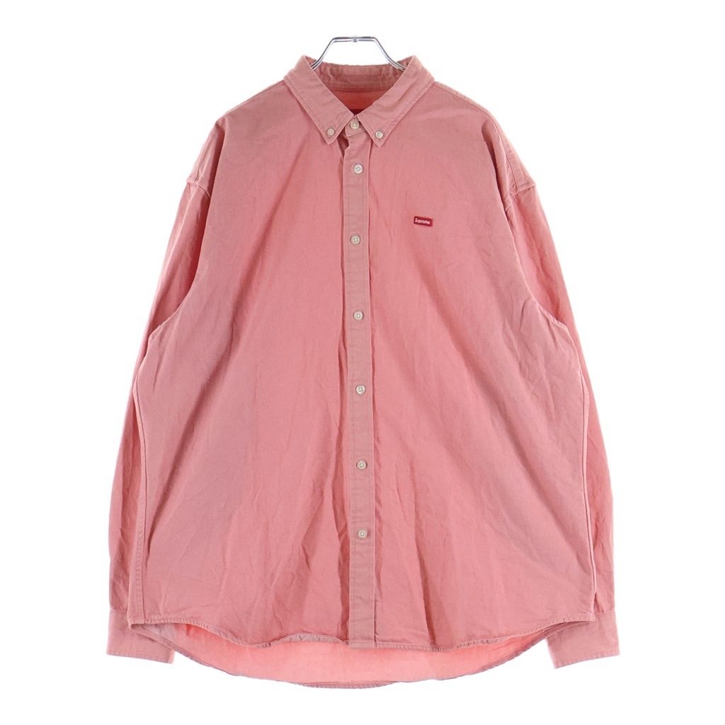 SUPREME (シュプリーム) 25SS Small Box Denim Shirt スモールボックスロゴ ボタンダウン デニム 長袖シャツ ピンク 13,957円