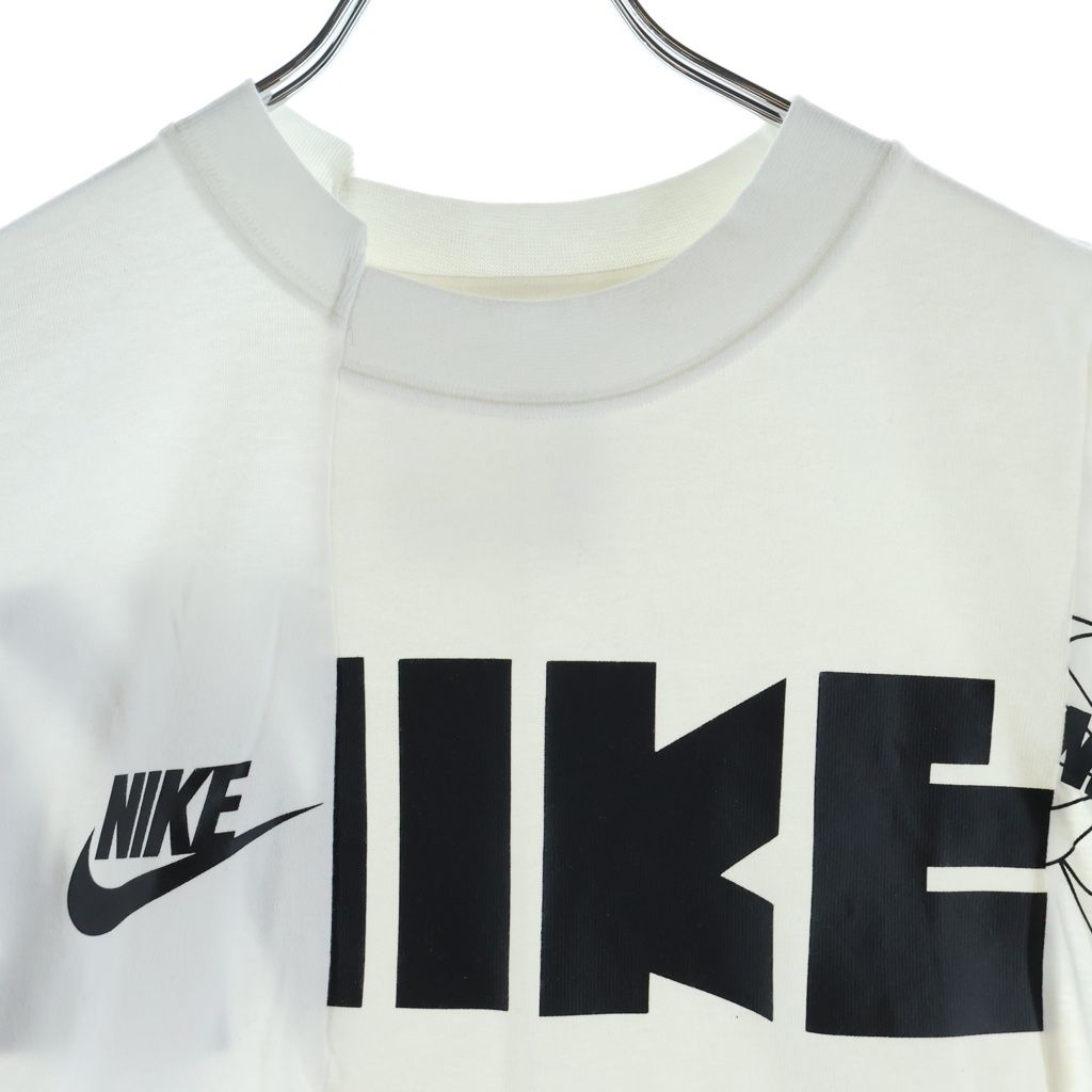 Sacai (サカイ) ×NIKE T-Shirt 再構築 ドッキングTシャツ ホワイト