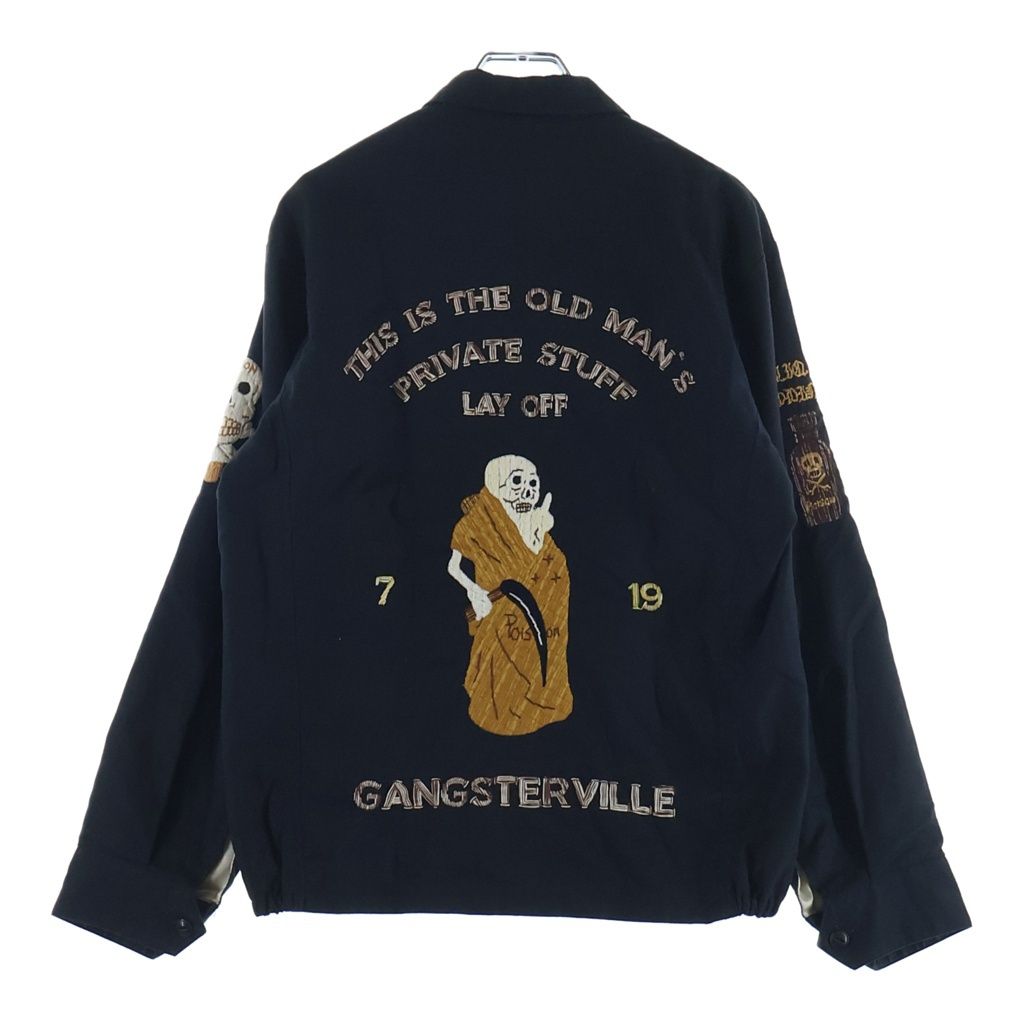 GANGSTERVILLE (ギャングスタービル) スカル刺繍 スーベニアジャケット