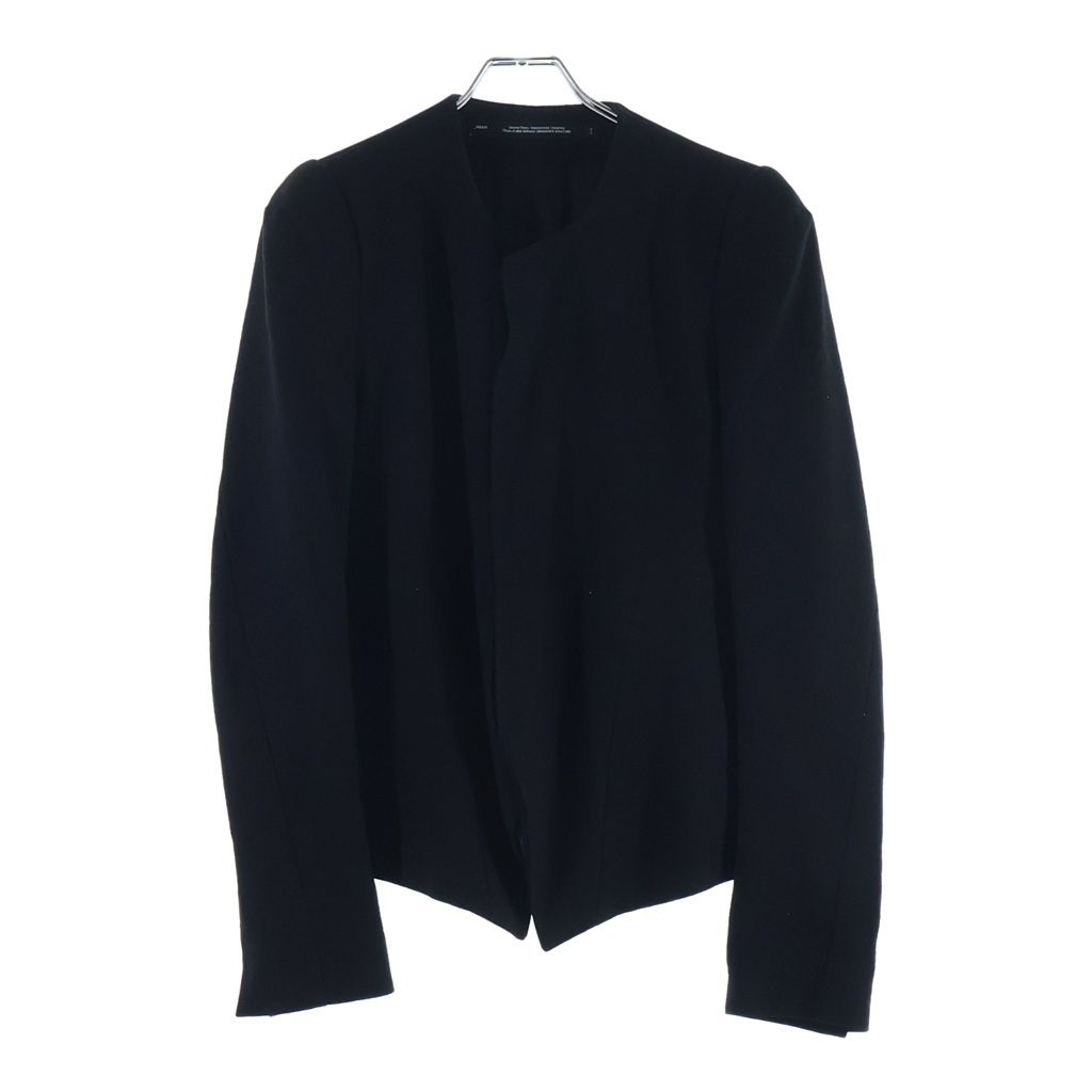 JULIUS (ユリウス) 22AW JACKET FOR MALE ノーカラー ジャケット ブラック 797JAM2