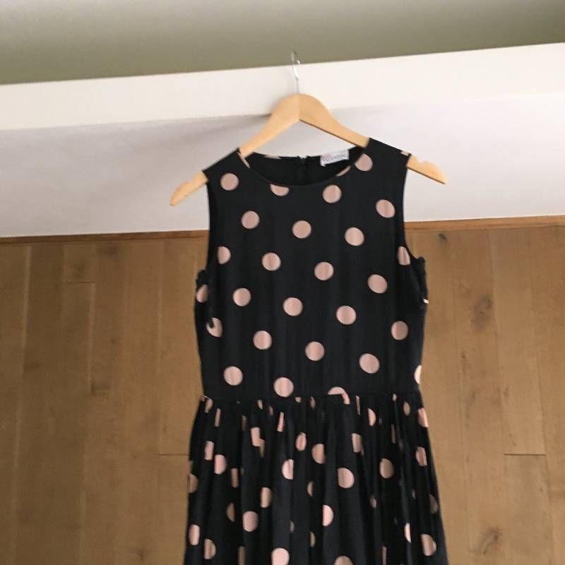 美品 RED VALENTINO レッドヴァレンティノ ドット 水玉 シルク
