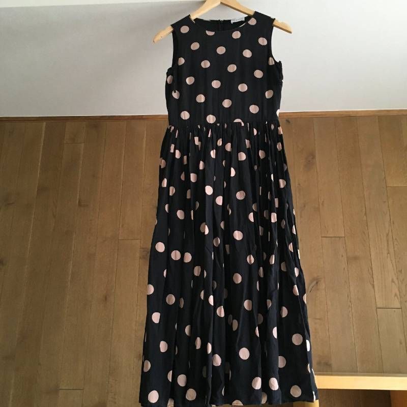 美品 RED VALENTINO レッドヴァレンティノ ドット 水玉 シルク