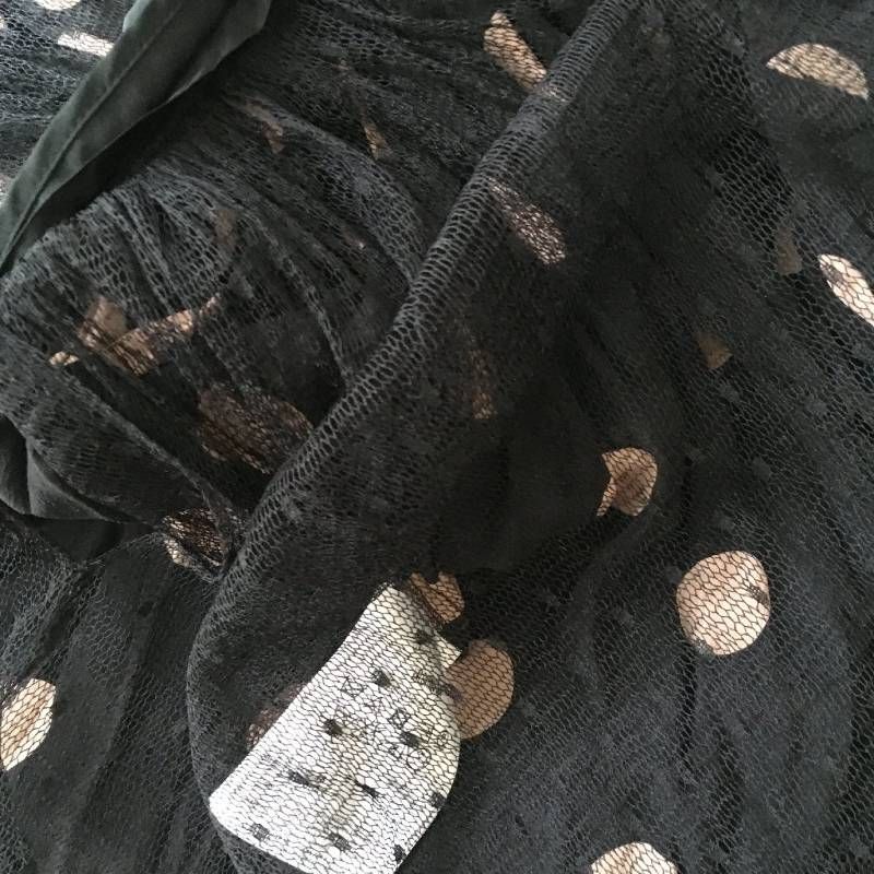 美品 RED VALENTINO レッドヴァレンティノ ドット 水玉 シルク