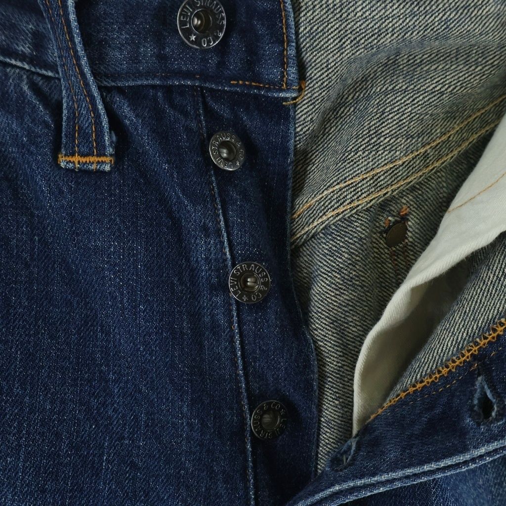 Levi's (リーバイス) 90S VINTAGE 201XX 復刻 布パッチ ボタン裏555