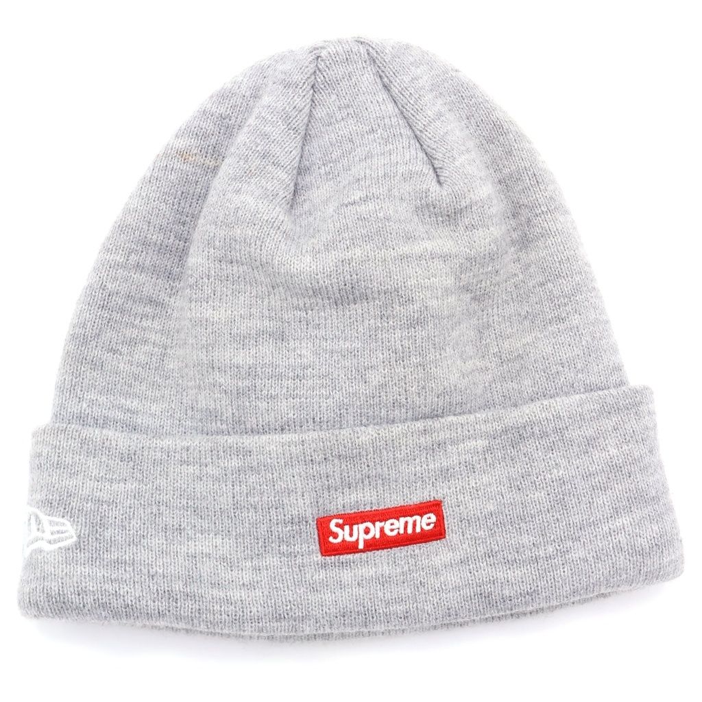 SUPREME (シュプリーム) 19AW ×New Era S Logo Beanie ビーニー グレー