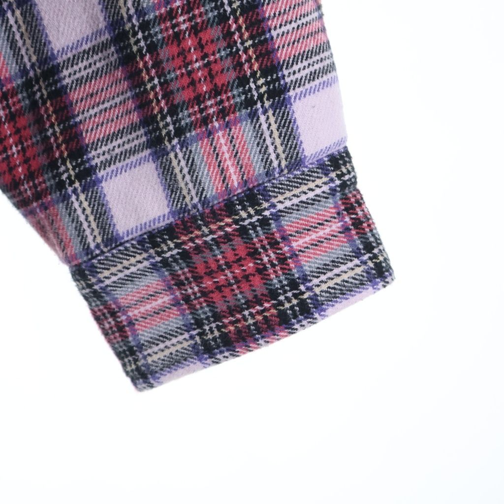 SUPREME (シュプリーム) 25AW Thermal Lined Zip Up Flannel Shirt サーマル ジップアップフランネルシャツ 長袖シャツ ピンク SUPREME (シュプリーム) 25AW Thermal Lined Zip Up Flannel Shirt サーマル ジップアップフランネルシャツ 長袖シャツ ピンク