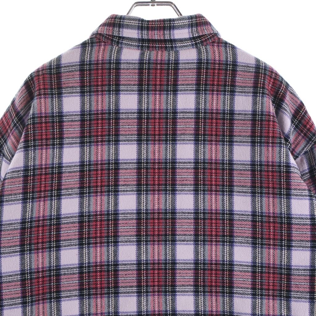 SUPREME (シュプリーム) 25AW Thermal Lined Zip Up Flannel Shirt サーマル ジップアップフランネルシャツ 長袖シャツ ピンク SUPREME (シュプリーム) 25AW Thermal Lined Zip Up Flannel Shirt サーマル ジップアップフランネルシャツ 長袖シャツ ピンク