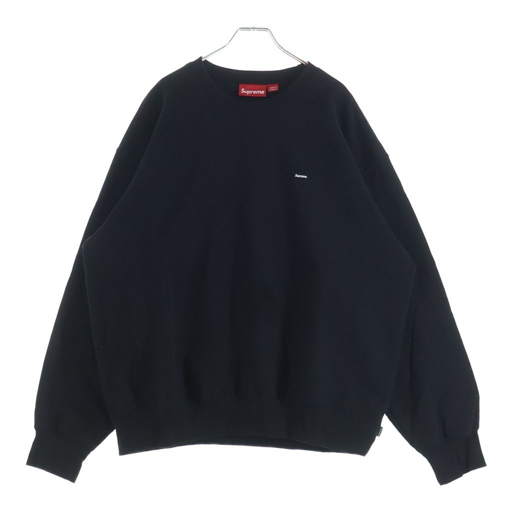 SUPREME (シュプリーム) 24AW Small Box Crewneck Black スモール