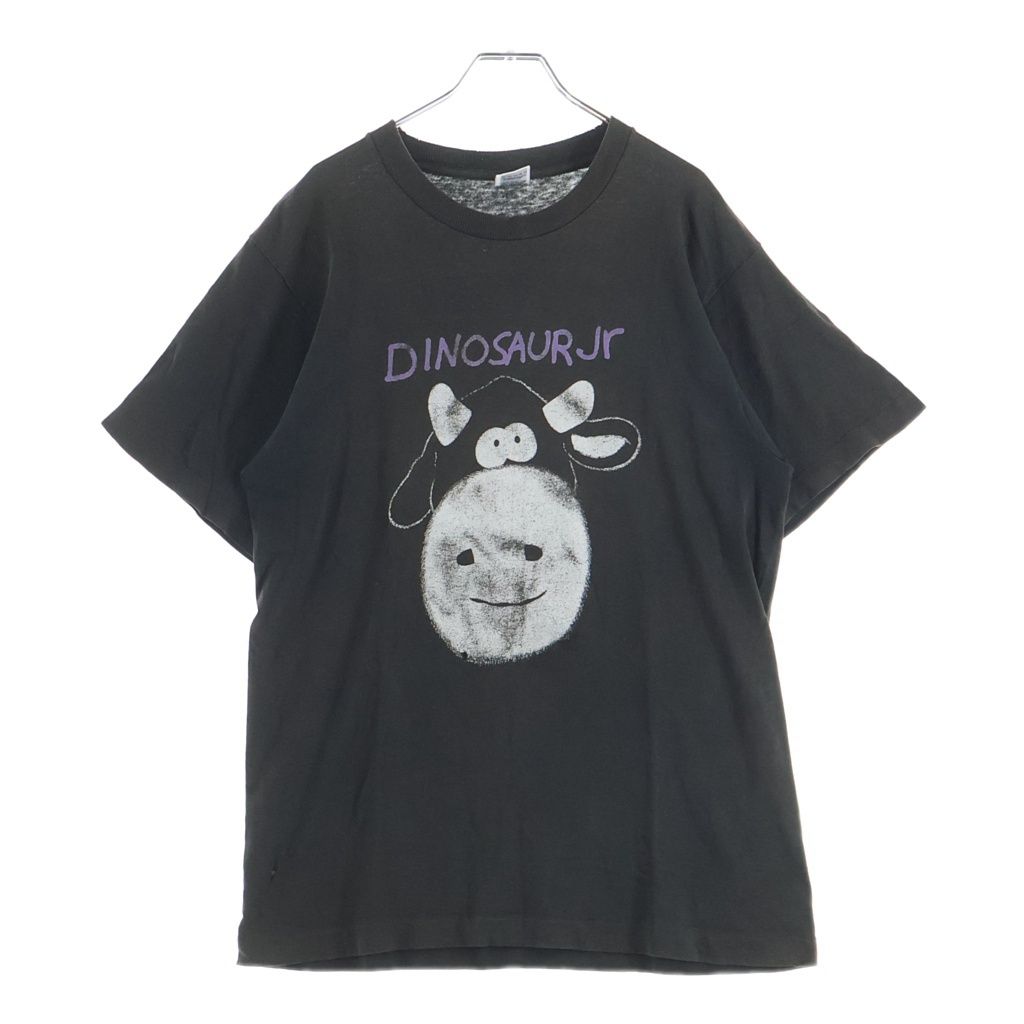 VINTAGE (ヴィンテージ) 90S DINOSAUR Jr COW & GORILLA TEE ダイナソージュニア カウ 牛 ゴリラ 両面プリント バンド 半袖Tシャツ カットソー ブラック -