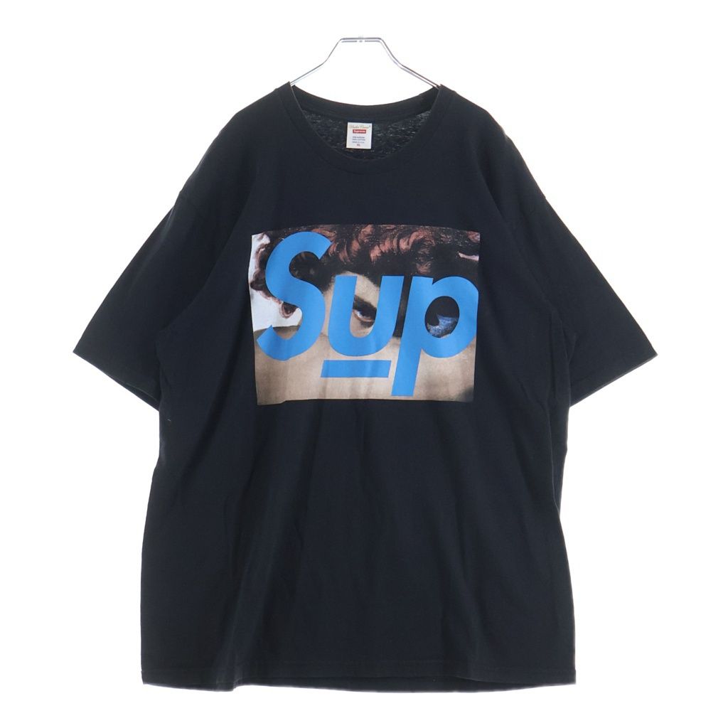 SUPREME (シュプリーム) 23SS ×UNDERCOVER FACE TEE アンダーカバー フェイス プリントロゴ 半袖Tシャツ カットソー ブラック