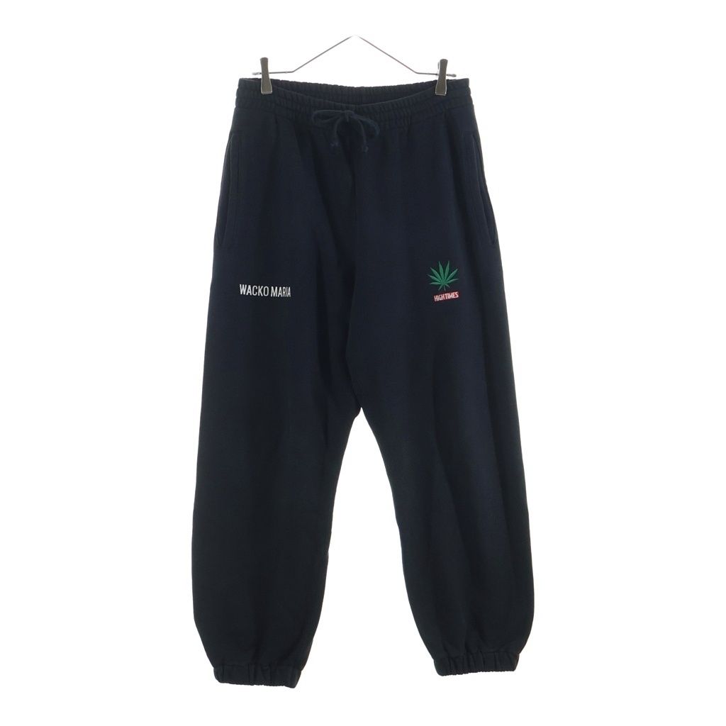 WACKO MARIA (ワコマリア) ×HIGHTIMES HEAVY WEIGHT SWEAT PANTS ハイタイムズ ヘビーウェイト スウェットパンツ ブラック