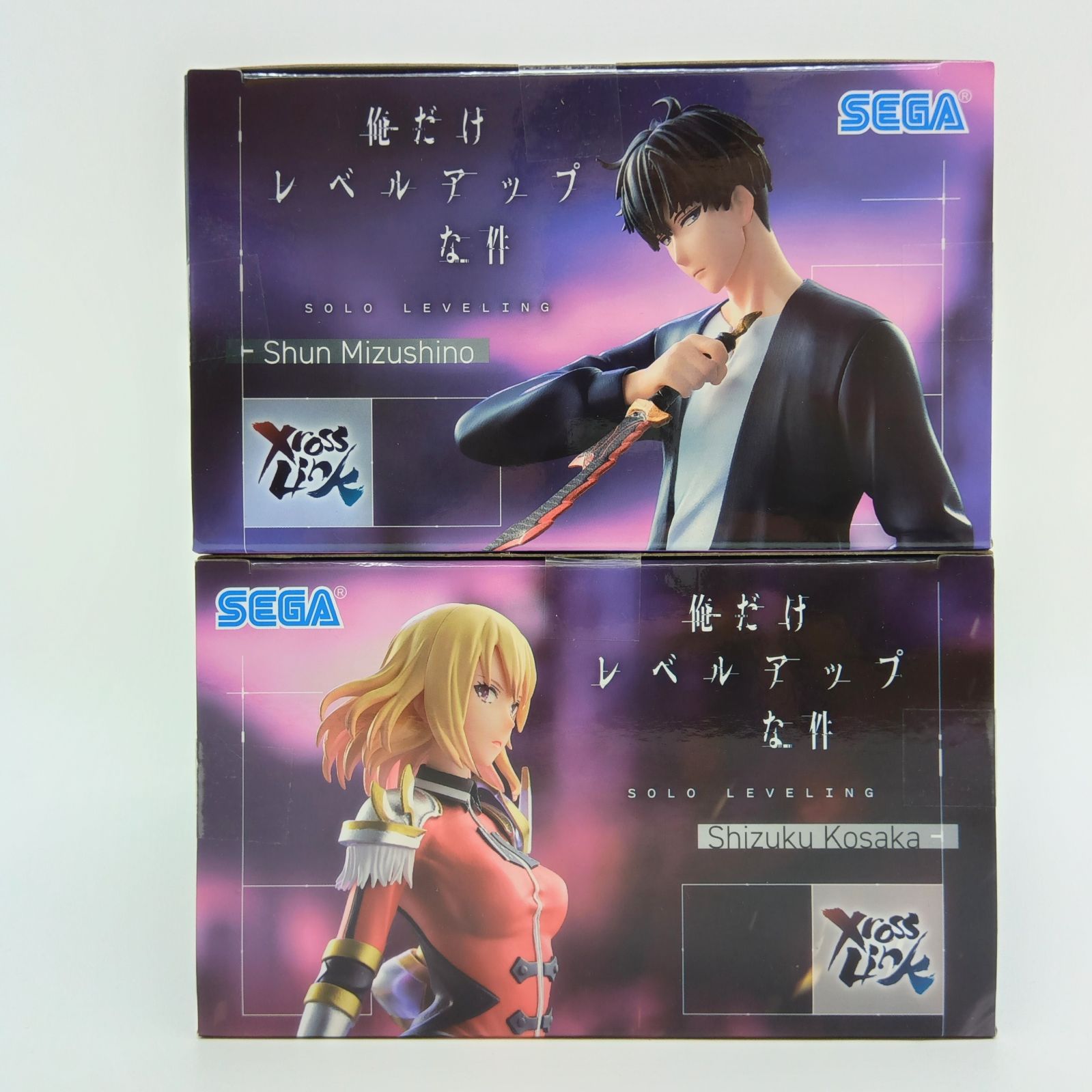 未開封】俺だけレベルアップな件 フィギュア 水篠旬 向坂雫 SEGA セガ