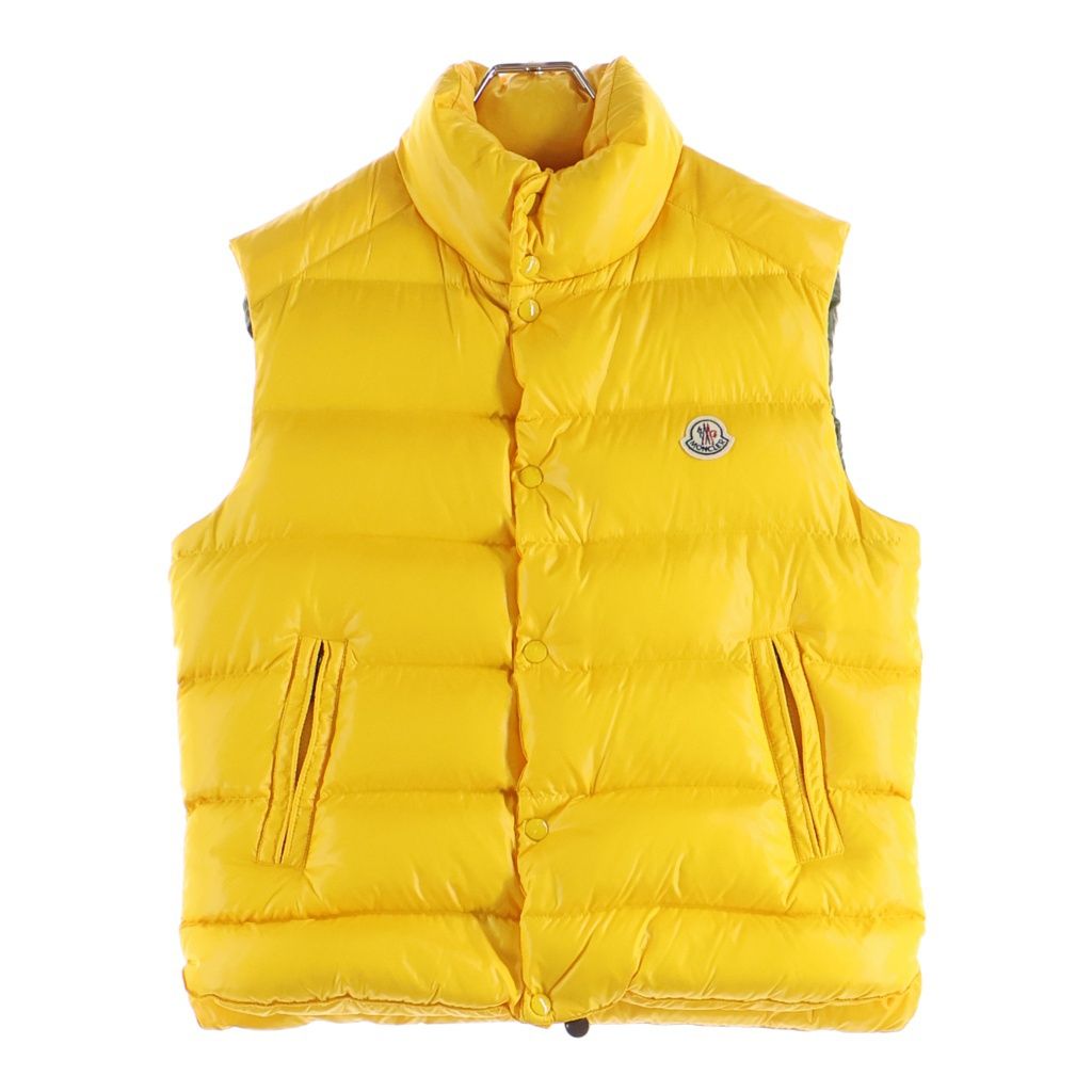 MONCLER (モンクレール) ロゴダウンベスト イエロー #1