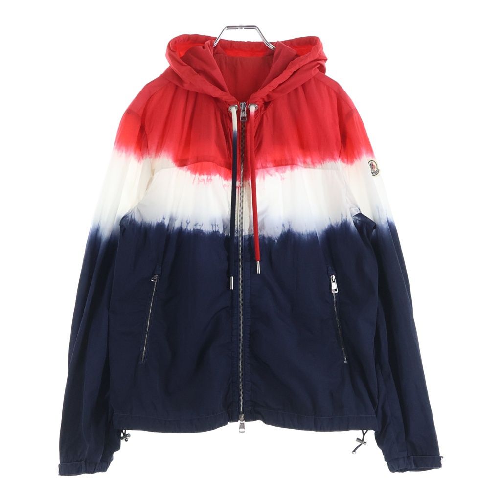 MONCLER (モンクレール) マウンテンパーカー ナイロンジャケット レッド×ネイビー #1 F10911A70360 53705