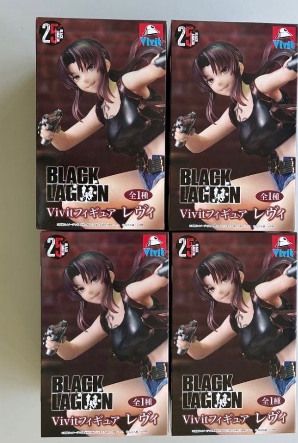 未開封 BLACK LAGOON Vivit フィギュア レヴィ フィギュア 4個セット