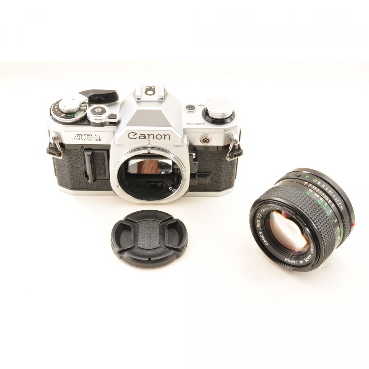 Canon AE-1 シルバー フィルムカメラ New FD 50mm F1.4 単焦点レンズ