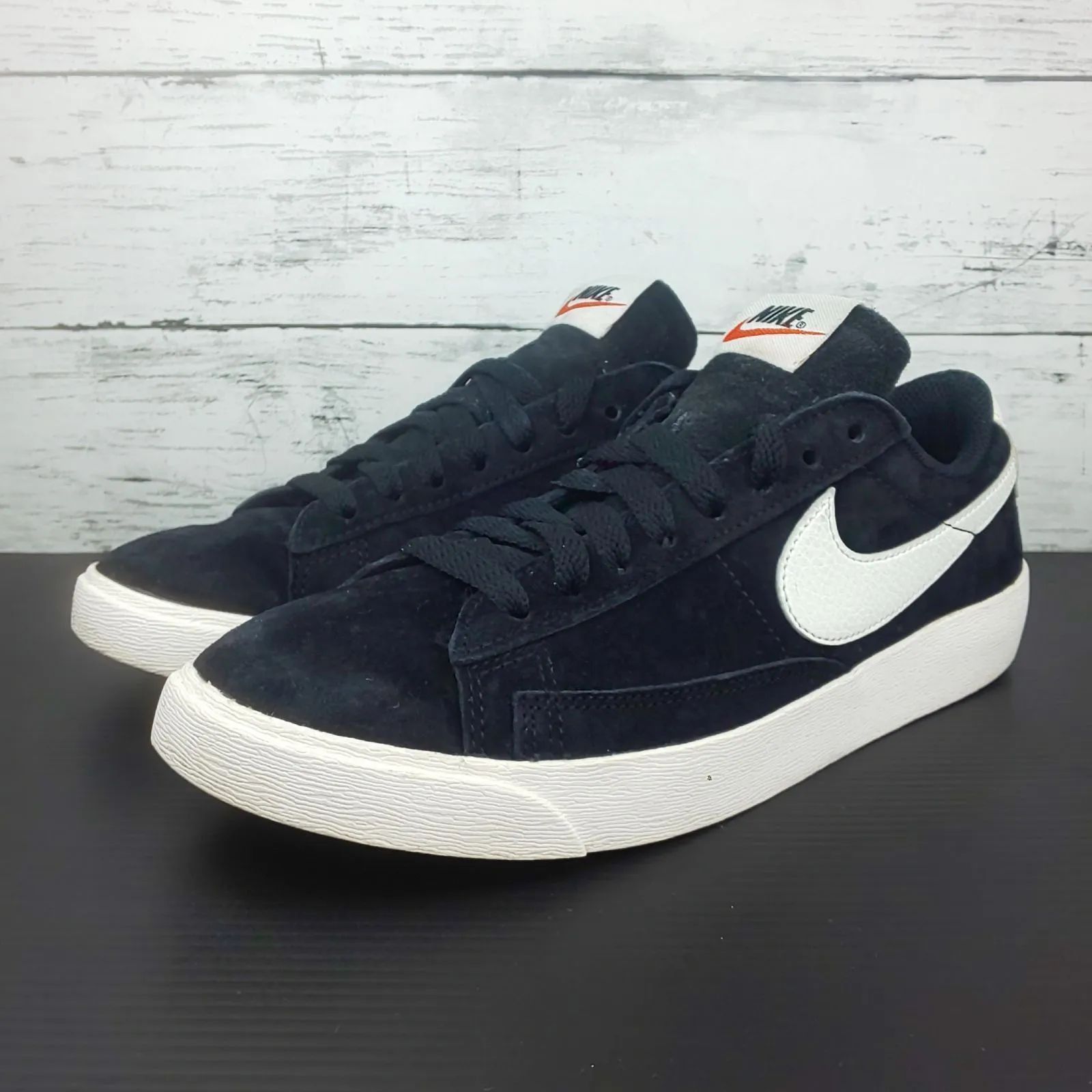 NIKE BLAZER LOW SD ナイキ ブレーザー ロー エスディー ブラック ホワイト 黒 白 23.5 cm レディース スニーカー AV9373-001 L05506