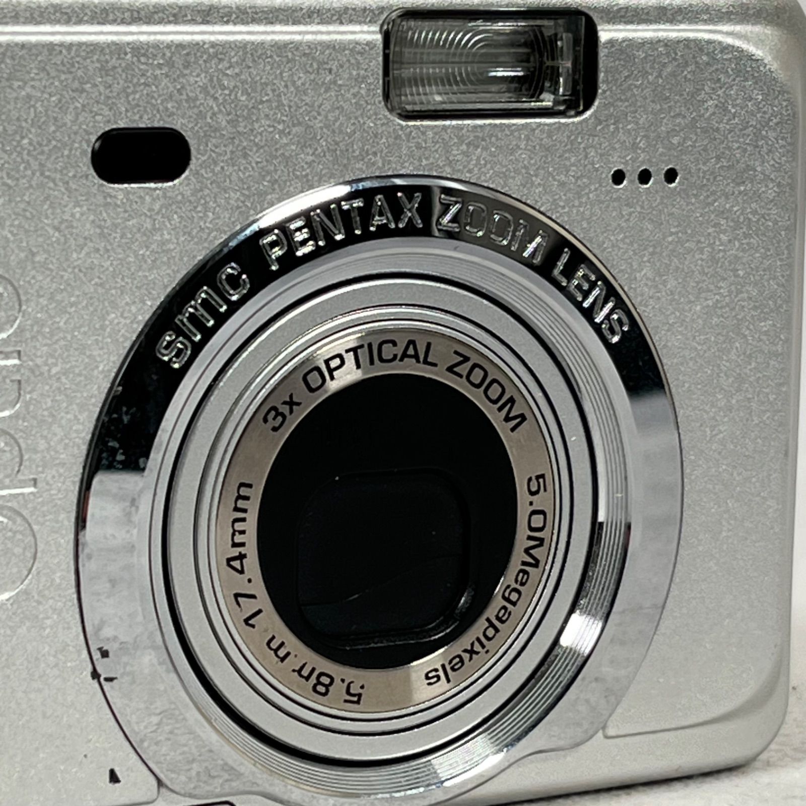 管2606-198】PENTAX ペンタックス Optio S55 シルバー コンパクト