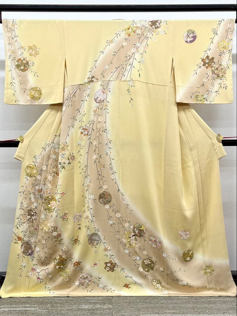 吉澤友禅 訪問着 金駒 金彩 ますいわ屋扱い 正絹 ガード加工済 HKT188