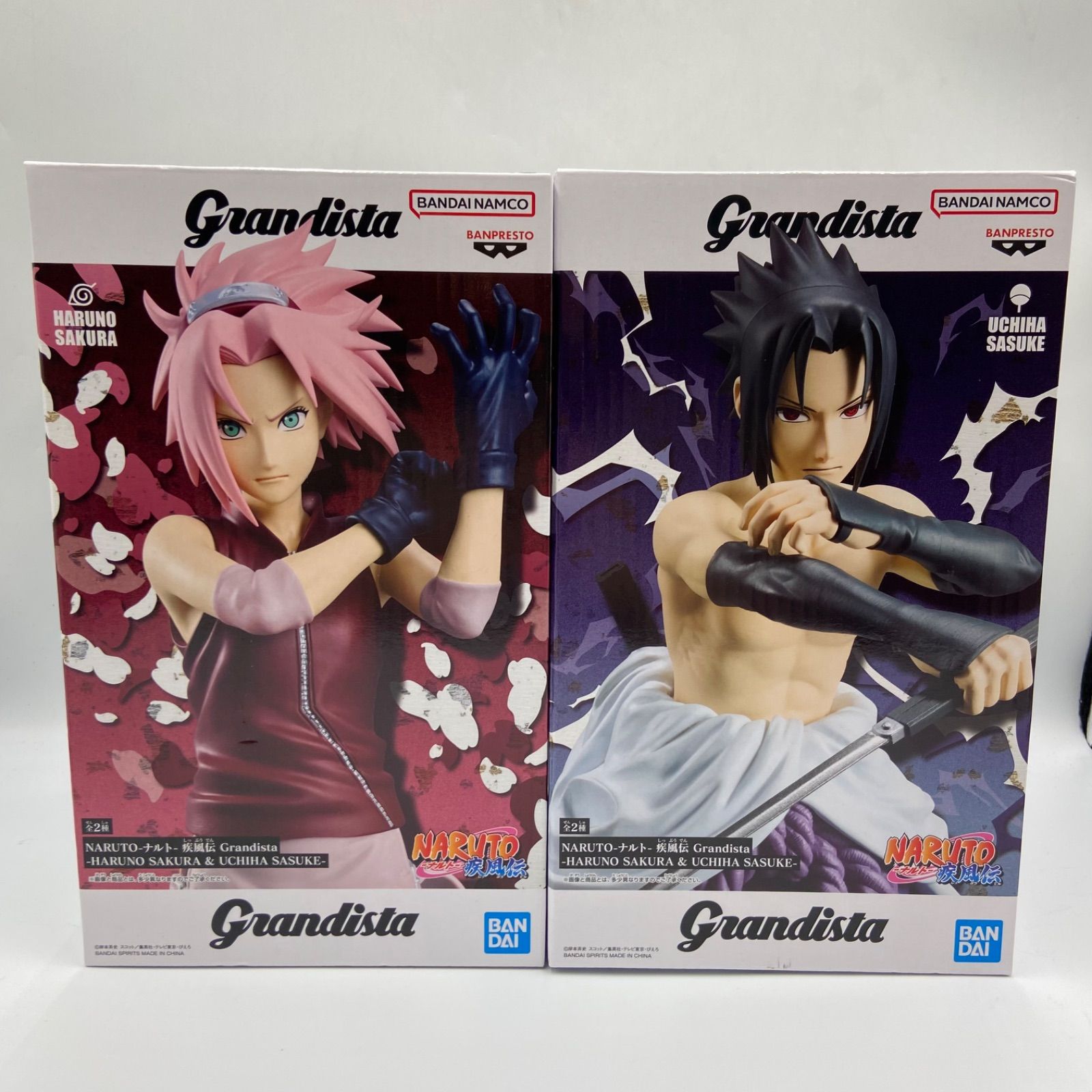 NARUTO ナルト 疾風伝 2点セッと Grandista HARUNO SAKURA ＆ UCHIHA
