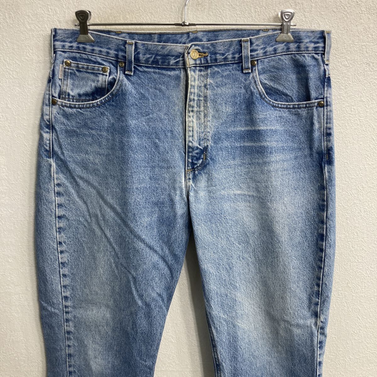 メキシコ製 Carhartt デニムパンツ W38 ライトブルー カーハート 