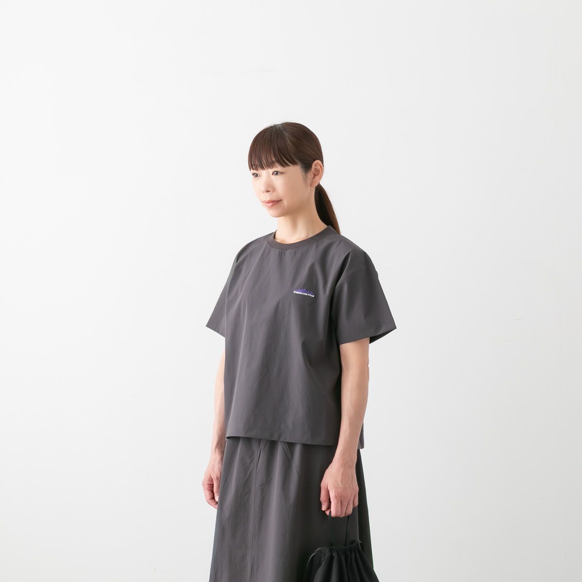 【新品】THOUSAND MILE サウザンドマイル バッグ付き ショートスリーブTシャツ スカート セットアップ TM251NP00032