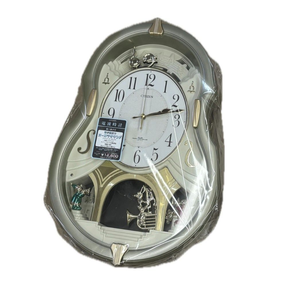 【新品未使用品】CITIZEN　電波時計　掛け時計【動作確認済み】