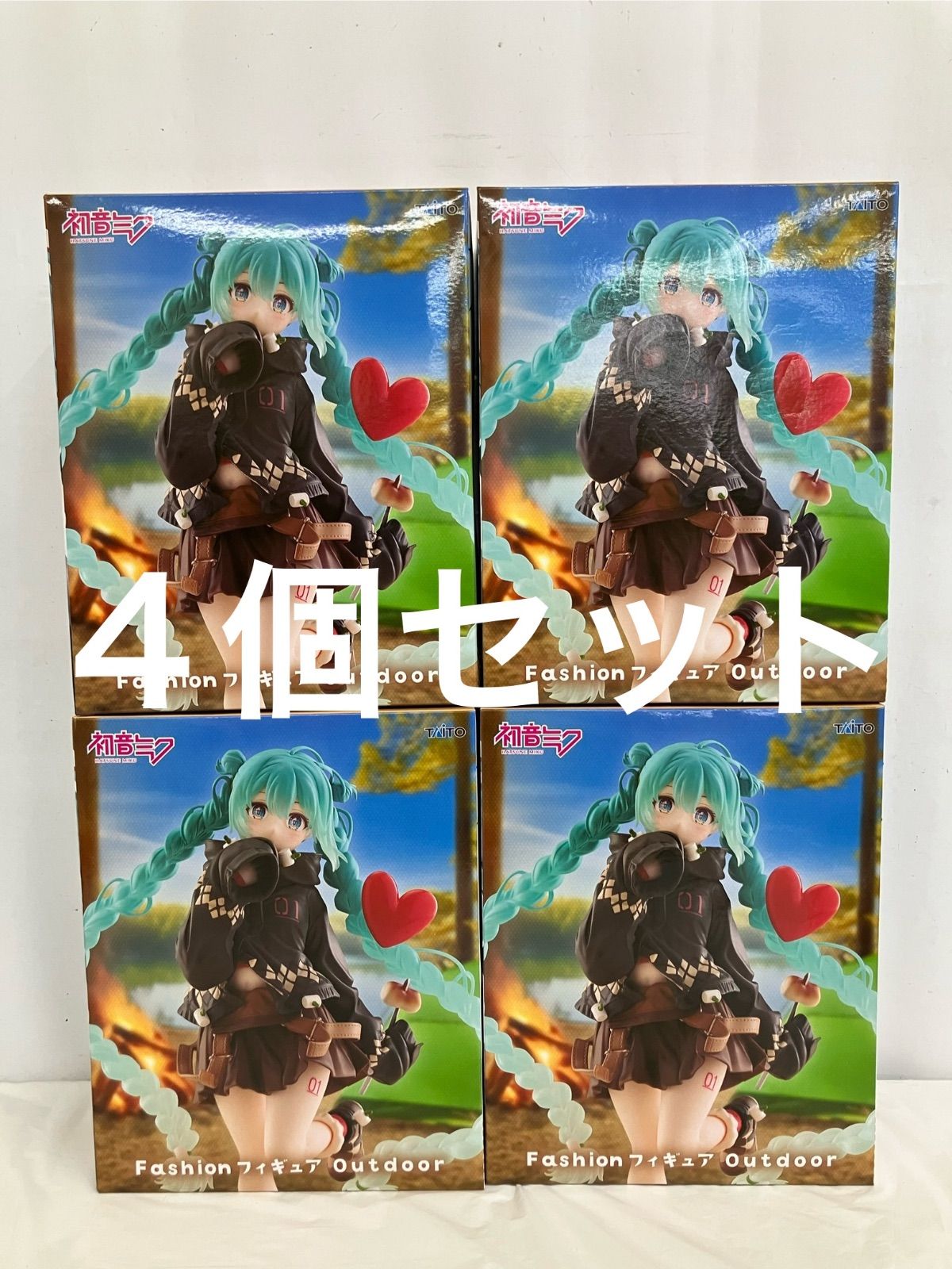 未開封 初音ミク Fashion フィギュア outdoor 4個セット LF6B37 f107