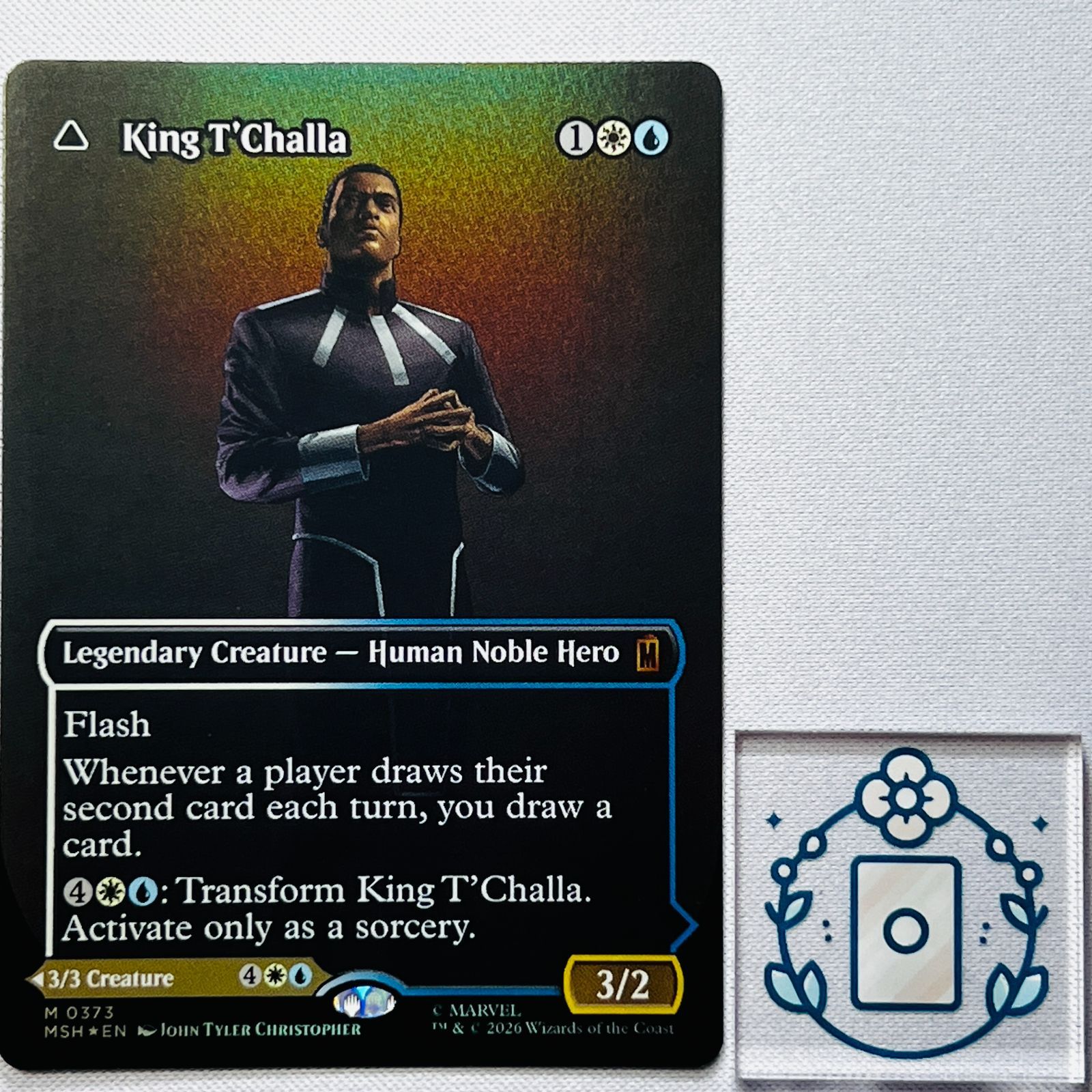 MTG ティ・チャラ王 Foil マーベル スーパーヒーローズ 新品未使用 MTG