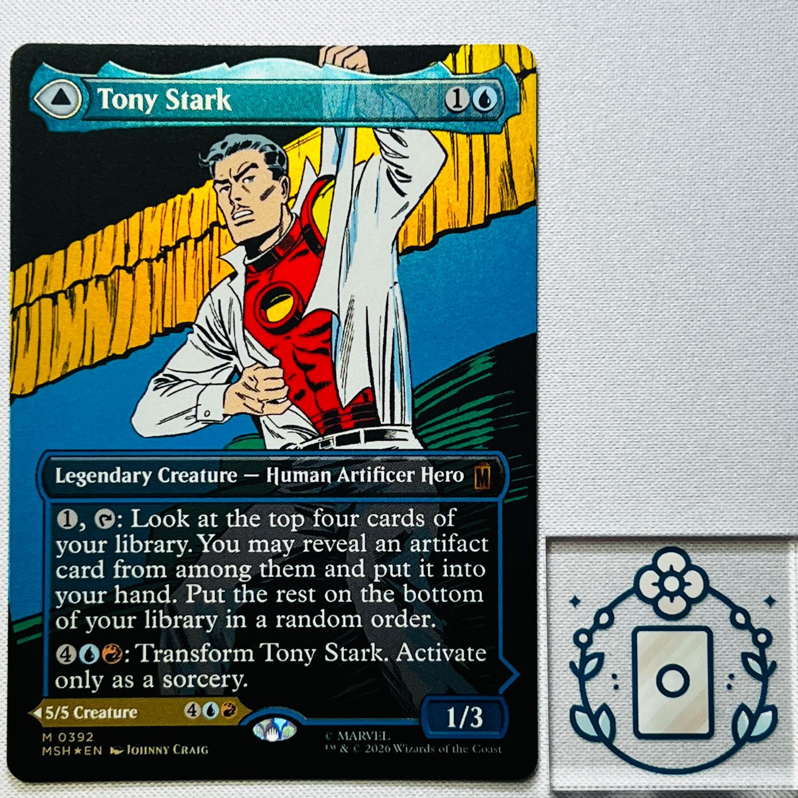 MTG【EN】【Foil】トニー・スターク//インビンシブル・アイアンマン