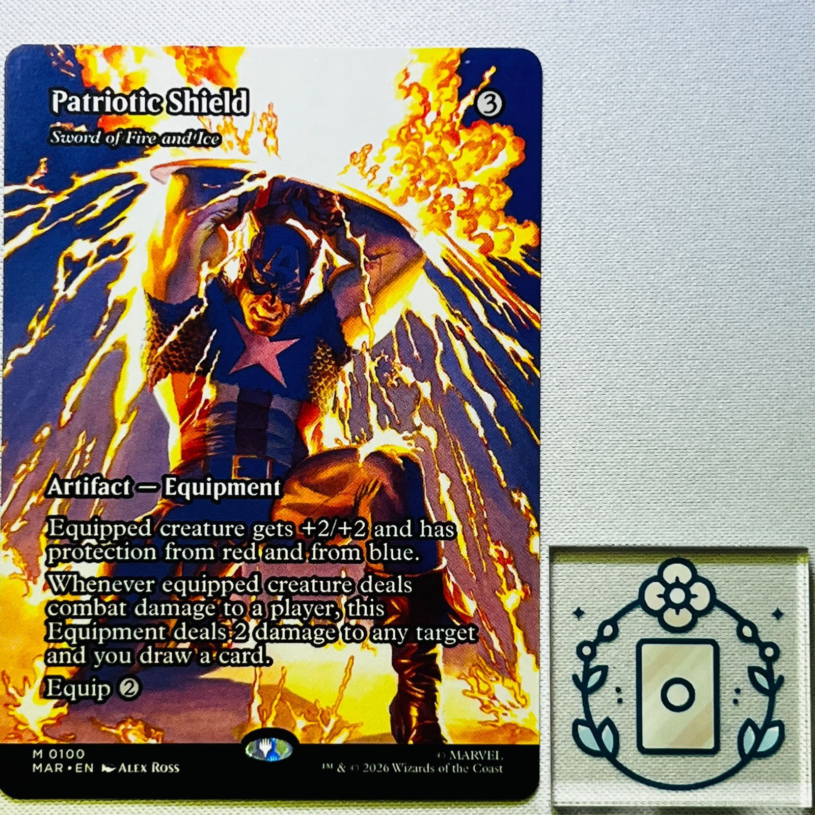 MTG【EN】愛国の盾//火と氷の剣/Patriotic Shield//Sword of Fire and