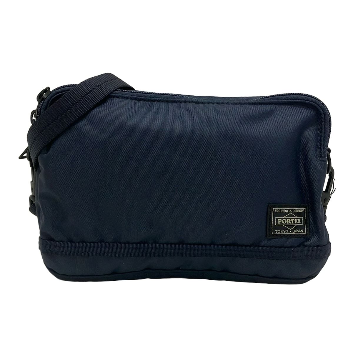 PORTER/吉田(ポーター) ショルダーバッグ フラッシュ 689-05940 ネイビー ストラップ着脱可/ミニバッグ