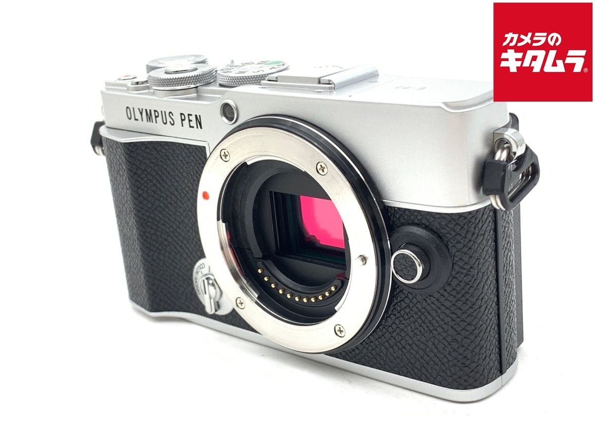 【中古】 【美品】 オリンパス PEN E-P7 ボディ シルバー