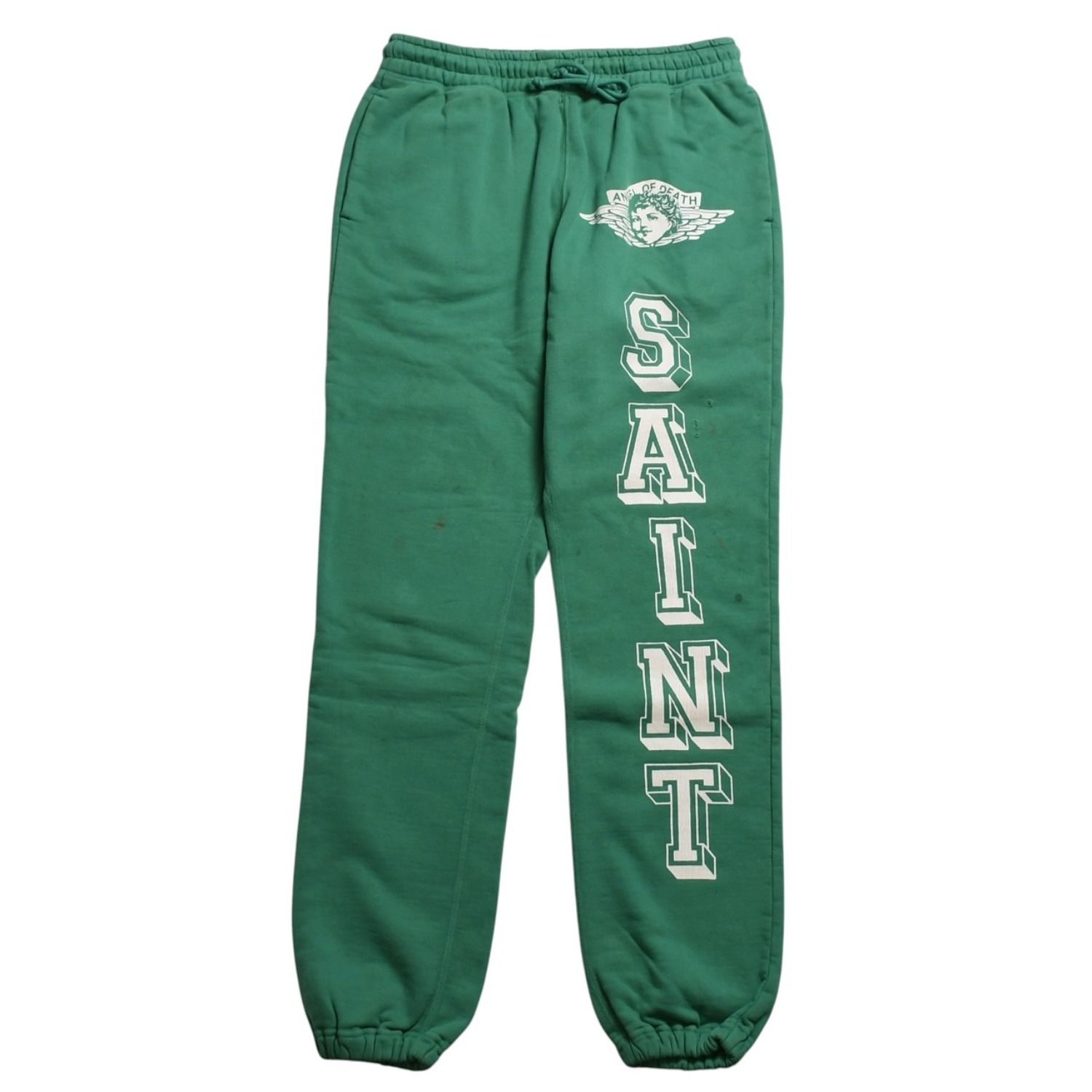 新品未使用 SAINT MICHAEL セントマイケル ANGEL SWEAT PANTS エンジェル スウェットパンツ ヴィンテージ加工 サンプル品 中古 4a002251