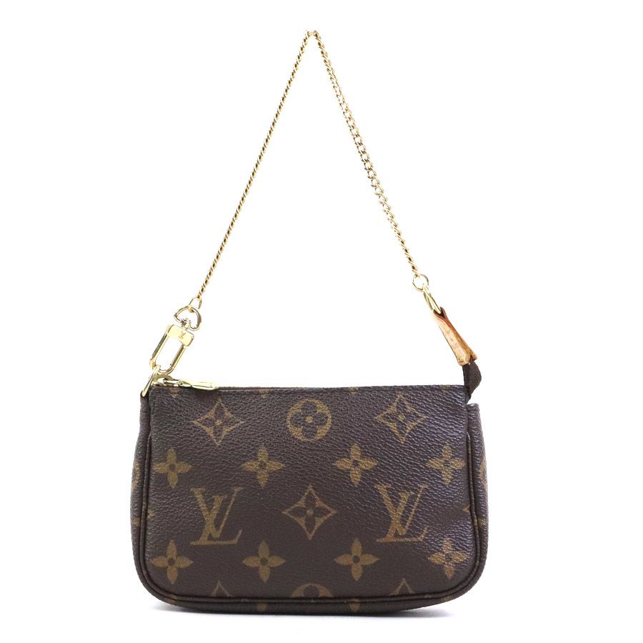 ルイ ヴィトン LOUIS VUITTON アクセサリーポーチ ハンドバッグ モノグラム ミニ ポシェット アクセソワール M58009