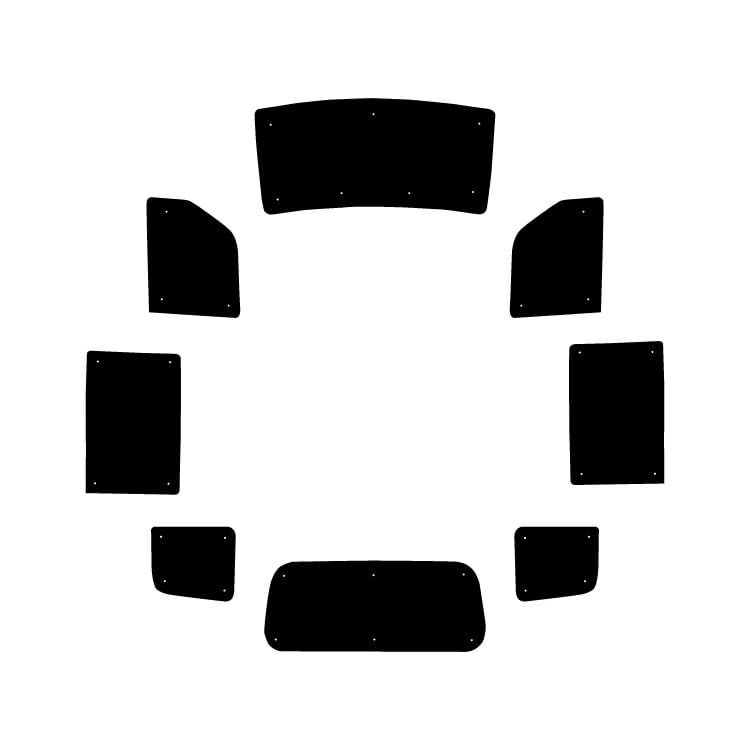 車用サンシェードライト1台分 フロントサイドリアセット エブリィ/エブリー DA64V ハイルーフ専用 日よけ 車中泊 グッズ アウトドア カーシェード 日除け 目隠しパーツ 専用 キャンプ カーシェード 黒 ブラック 仮眠 ガラス フルセッ 530ed2a9