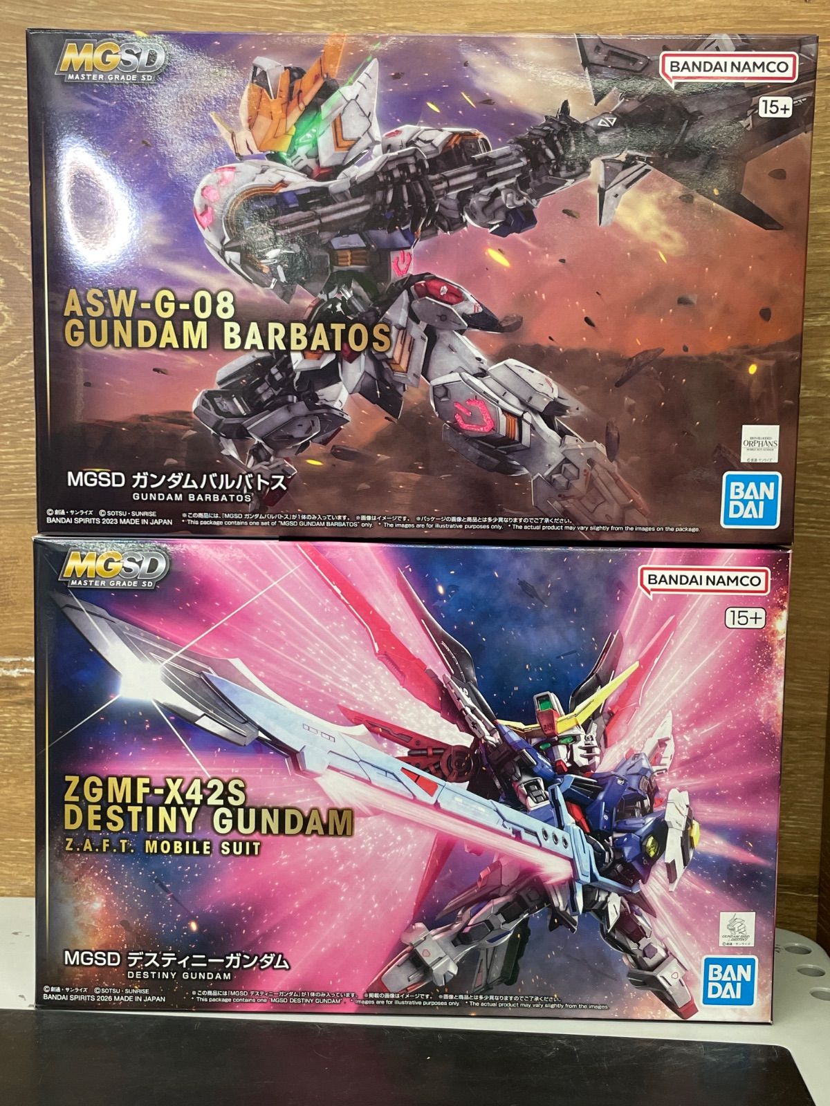 MGSDデスティニーガンダム・MGSDガンダムバルバトス 2点セット - メルカリ