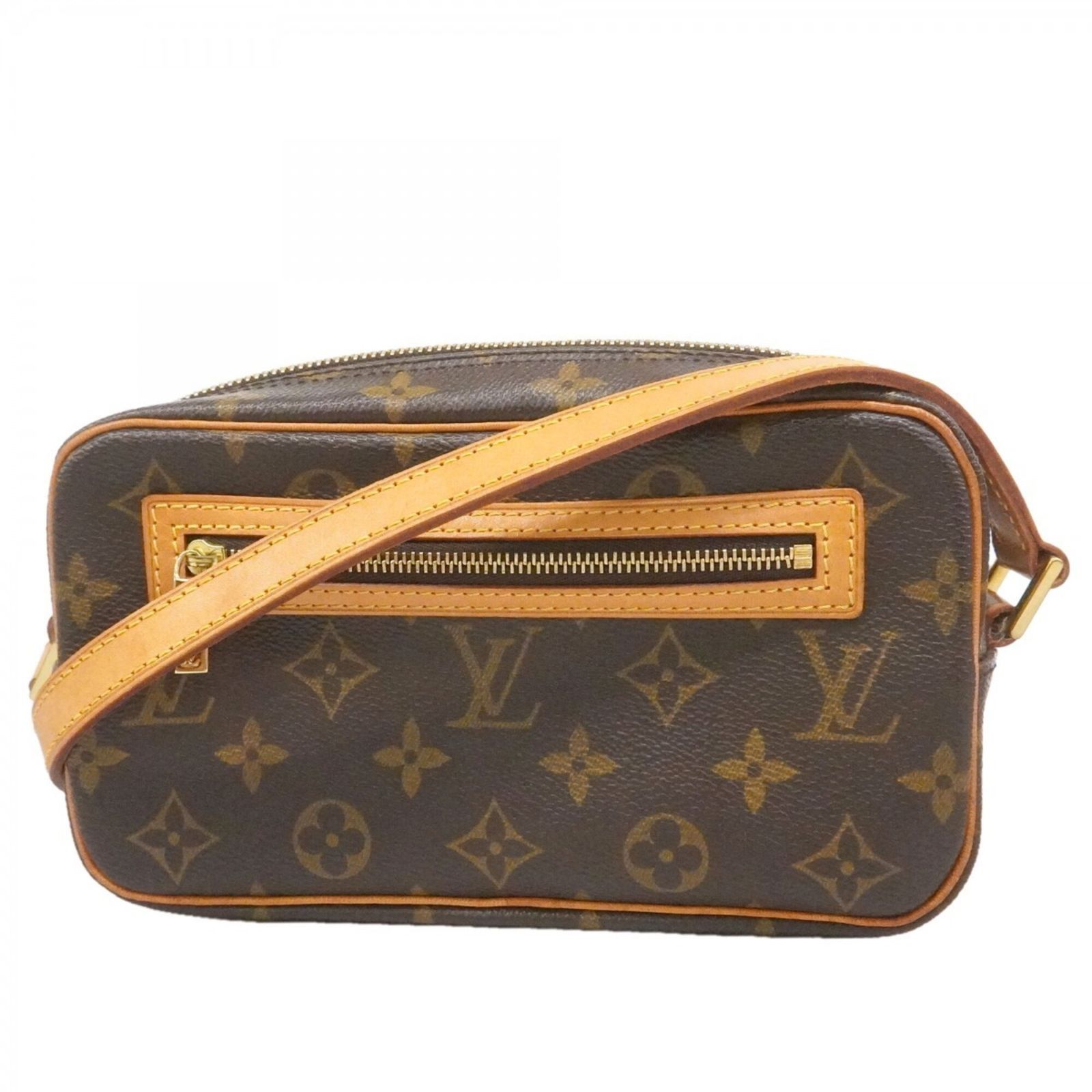 ルイ・ヴィトン(Louis Vuitton) ルイ・ヴィトン ショルダーバッグ モノグラム ポシェットシテ M51183 ブラウンレディース