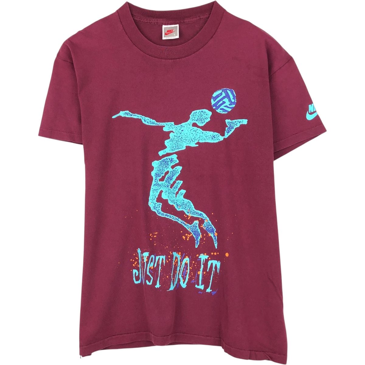 古着 90年代 ナイキ NIKE 銀タグ スポーツプリントTシャツ USA製 メンズL相当 ヴィンテージ/eaa650879