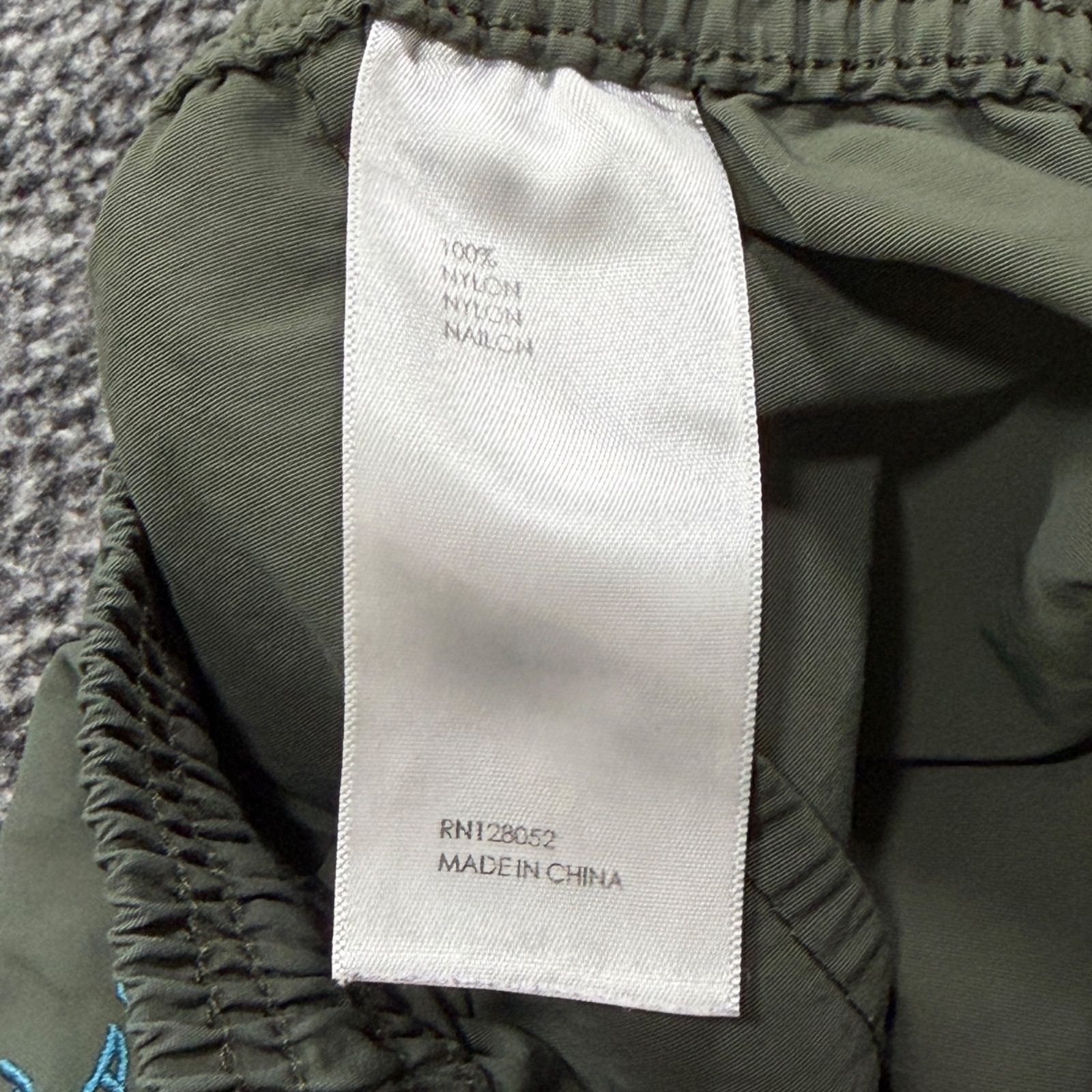 美品 Travis Scott Fragment Cactus Jack Eagle Logo Shorts Olive