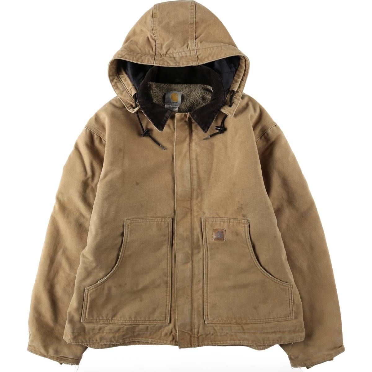 古着 00年代 カーハート Carhartt トラディショナルジャケット フード付き 中綿入り ダックワークジャケット メンズXL相当/eaa651291 25,616円