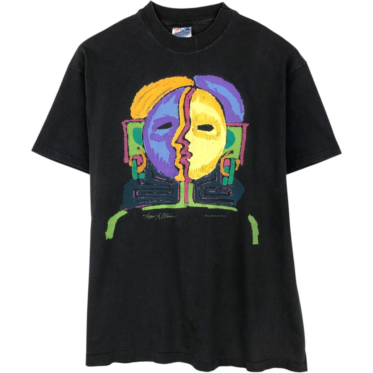 古着 90年代 ヘインズ Hanes ANN ALTMAN アンアルトマン アートTシャツ USA製 メンズL相当 ヴィンテージ/eaa654379