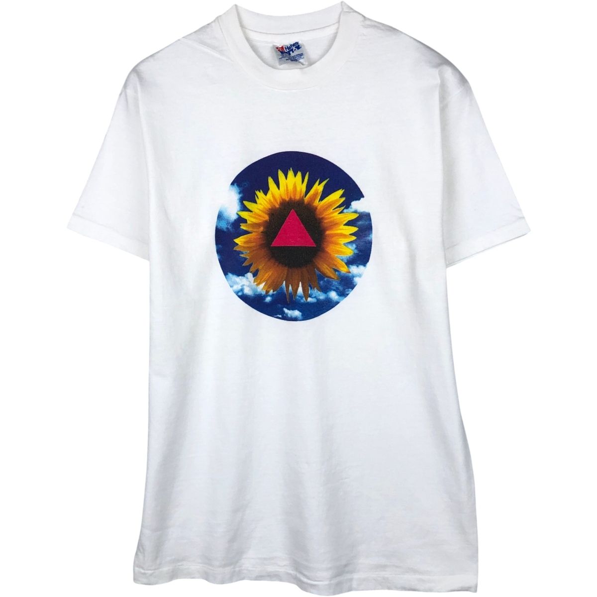 古着 90年代 ヘインズ Hanes 花柄 ひまわり柄 フォトTシャツ USA製 メンズM相当 ヴィンテージ/eaa654380