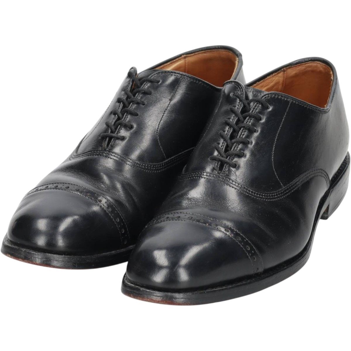 Allen Edmonds 本革 ストレートチップ ビブラムソール 古着 アレンエドモンズ ALLEN EDMONDS Byron ストレートチップシューズ