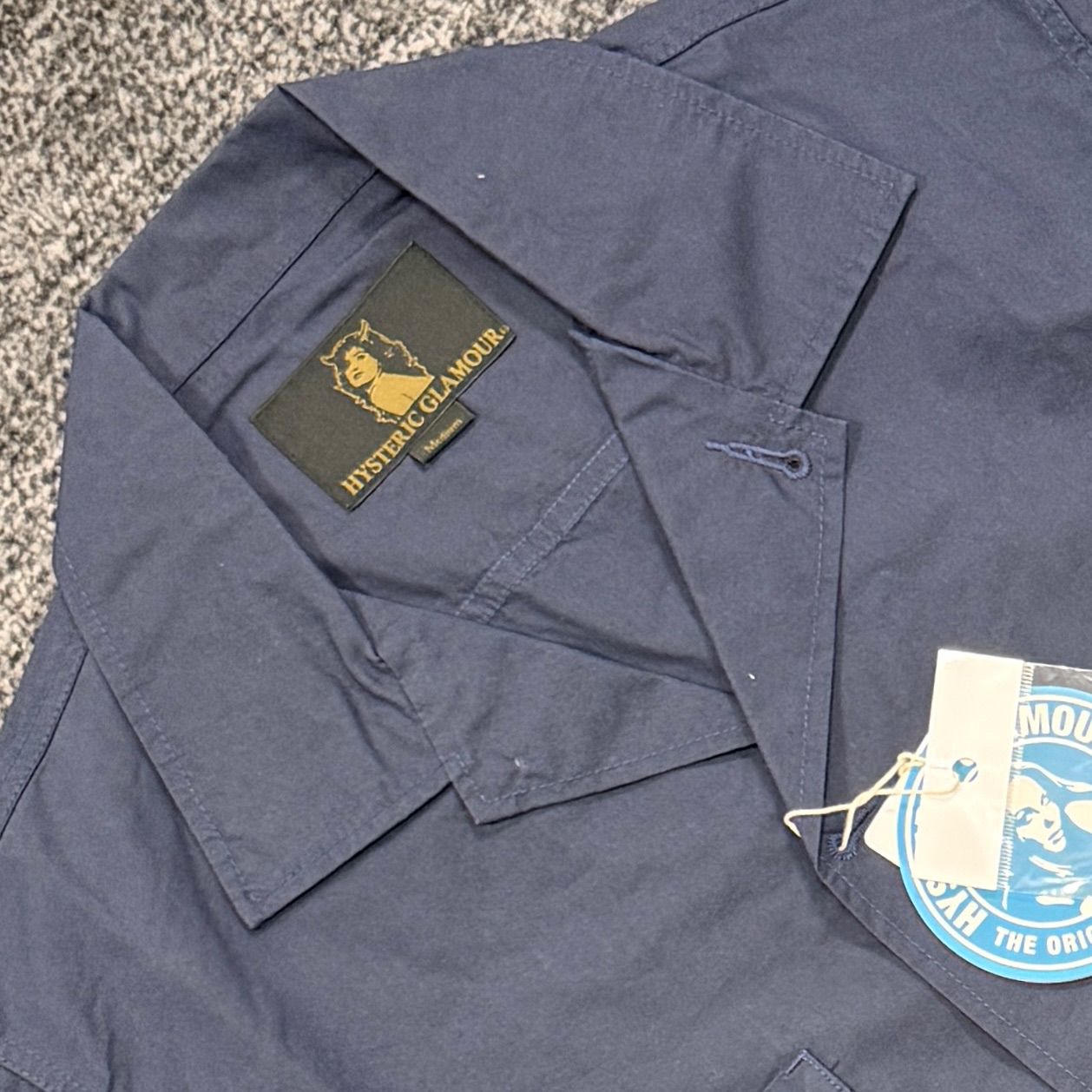 未使用品 HYSTERIC GLAMOUR TRIANGLE WOMAN オーバーサイズ オールインワン M ヒステリックグラマー