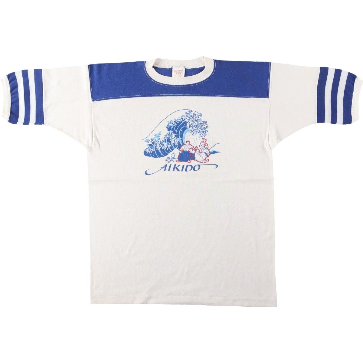 古着 SPORTSWEAR プリントTシャツ USA製 メンズL相当/eaa654850