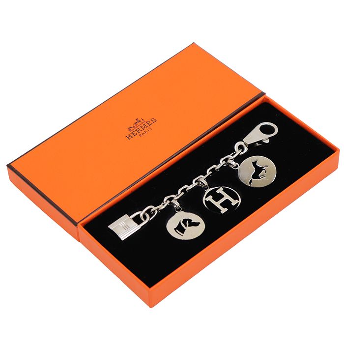HERMES エルメス アミュレット4 ブルロック カデナ ドッグ H ホース